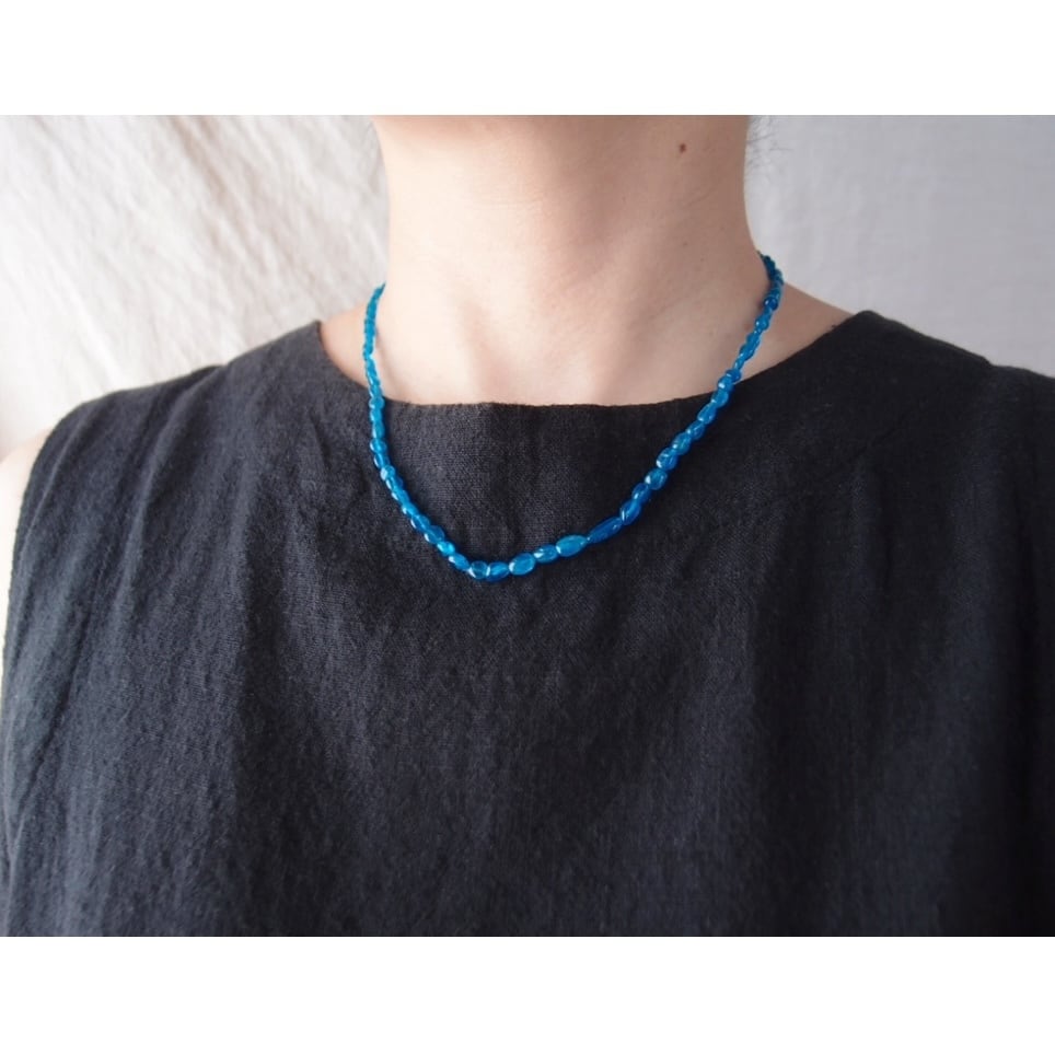 アパタイトネックレス 再入荷【SV】Apatite Necklace／アパタイト ネックレス （deep color