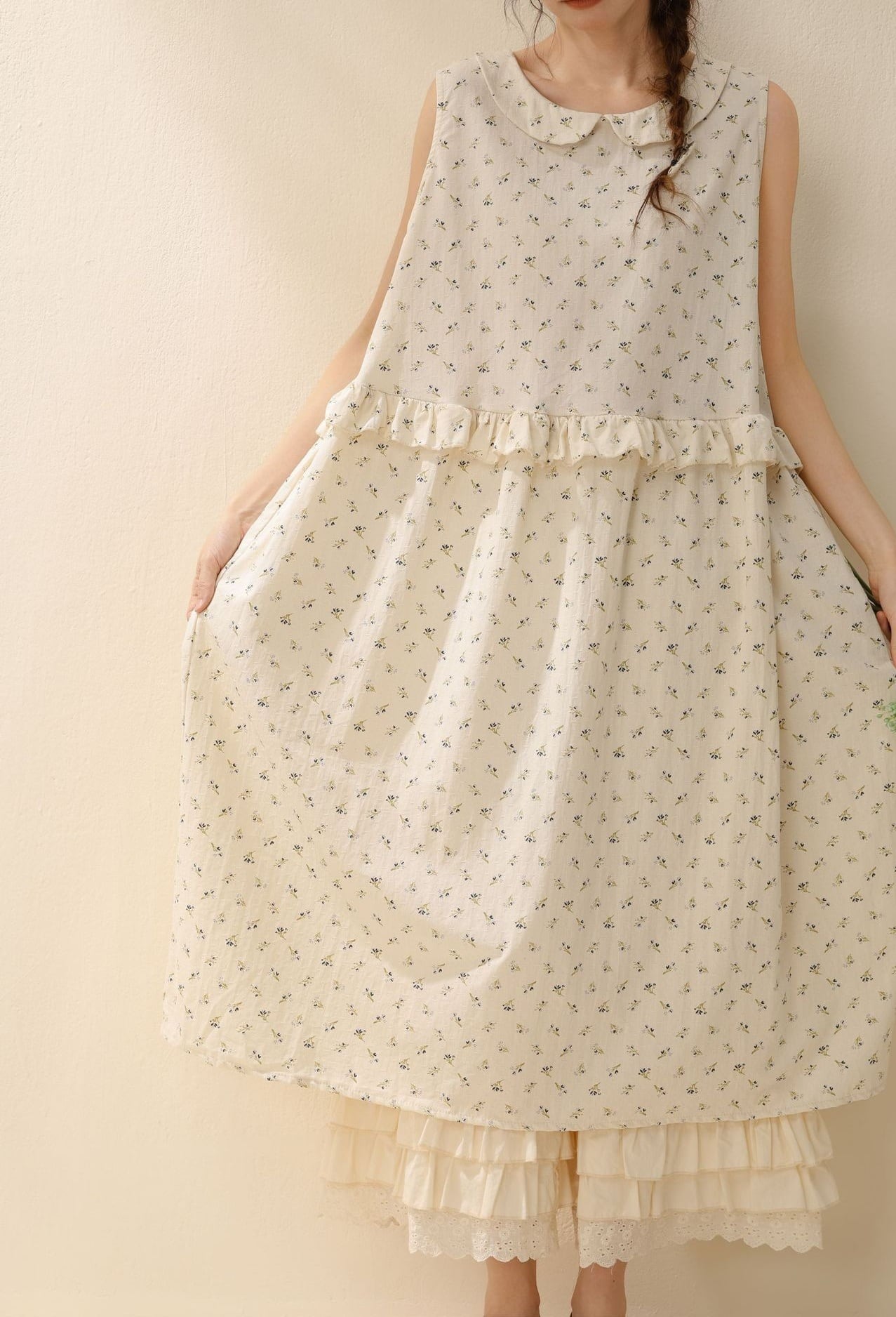 ピーターパンカラー ノースリーブワンピース 2col Y 260057 | Raglana