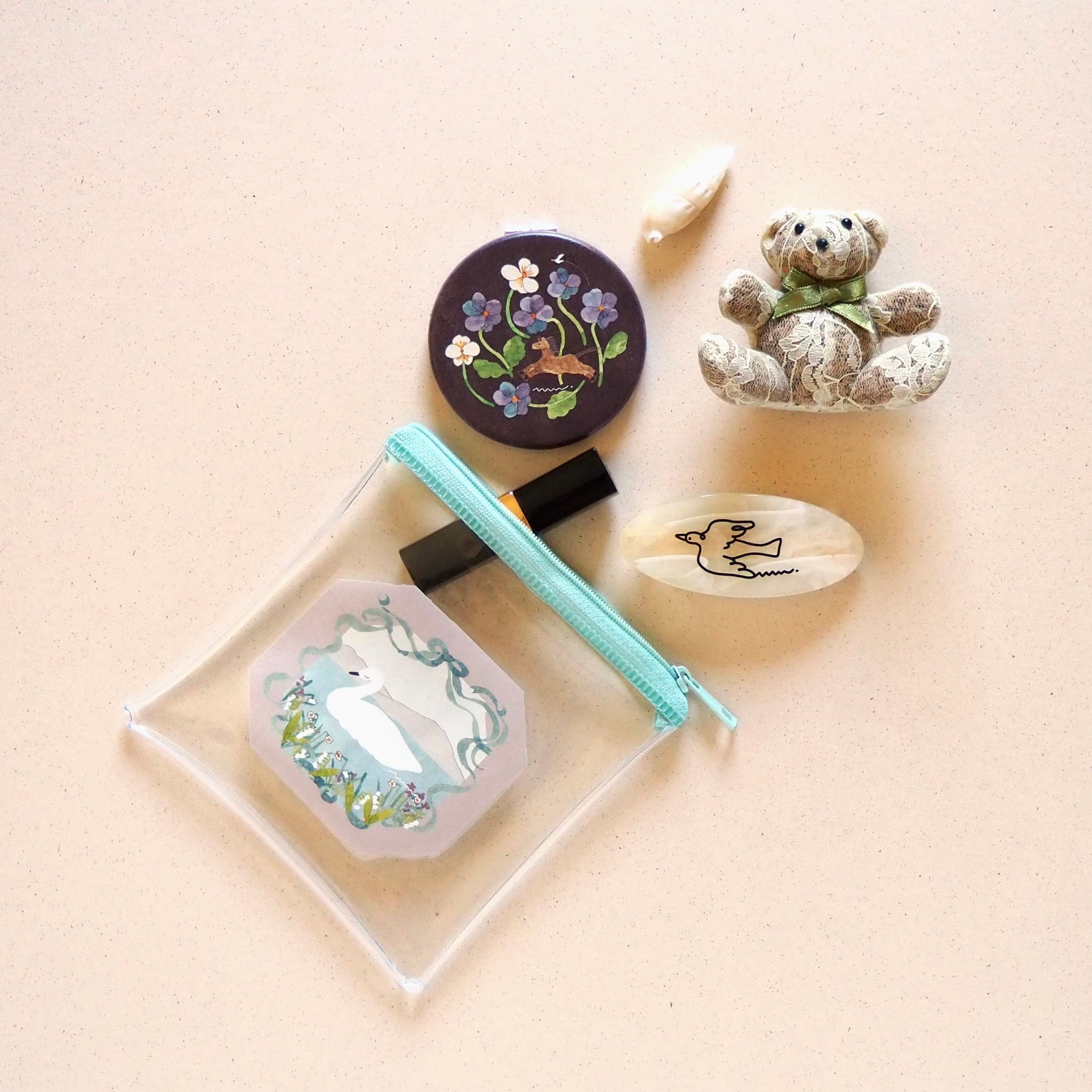 clear pouch S
