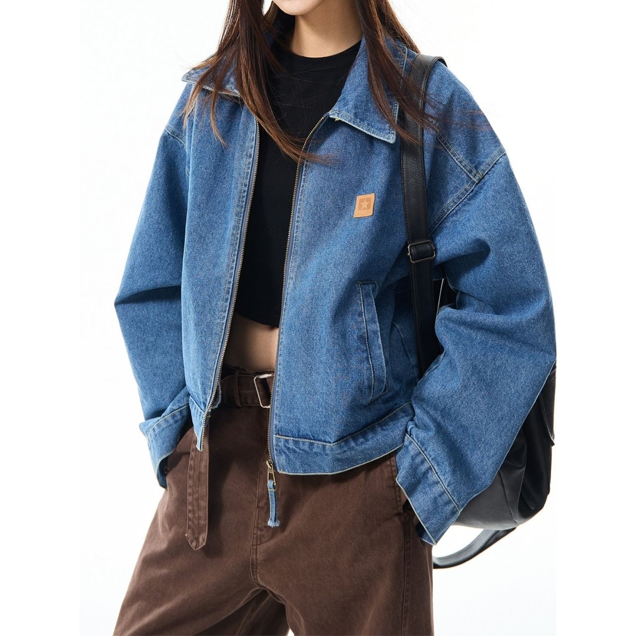 クラシックデニムジップジャケット R00841