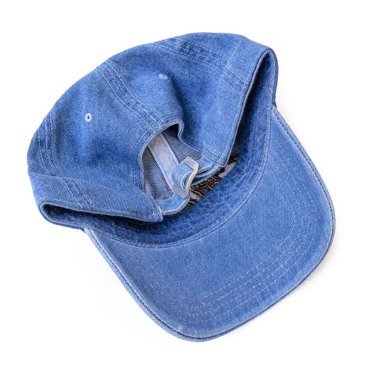 CRUST BIKES】CRUST EMBROIDERED HAT (DENIM) | Humhumhug Online Shop