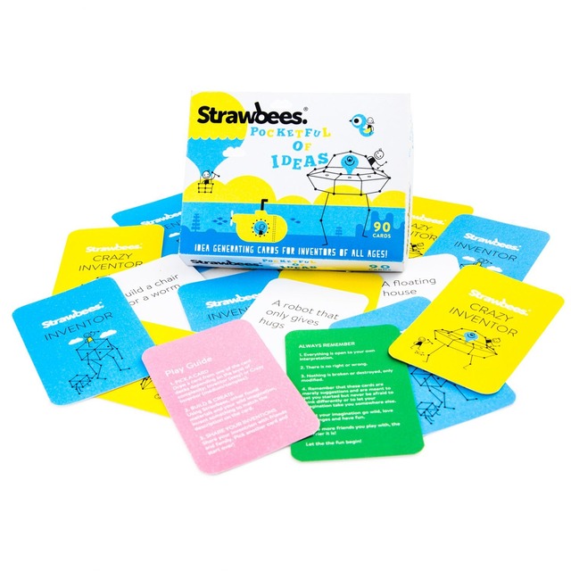 Strawbees ストロービーズ : Pocketful of Ideas – Creative card deck  ポケット・オブ・アイデア - クリエイティブ・カード・デッキ