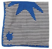 156ri055 patchwork star shawl