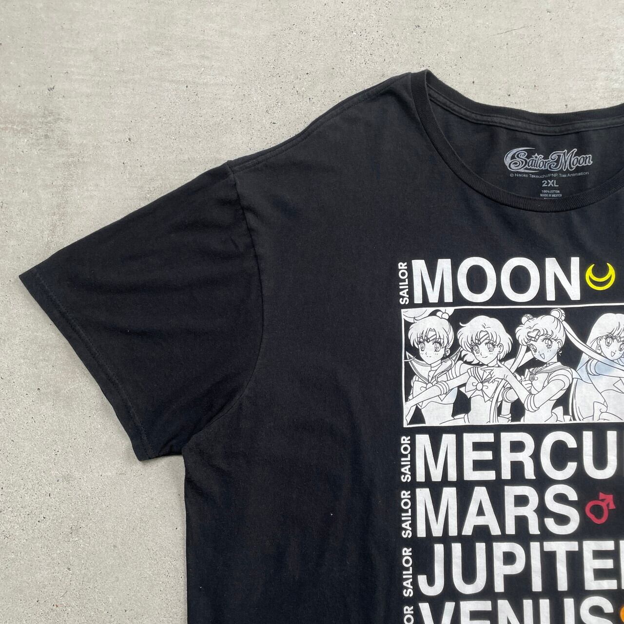 SAILORMOON 美少女戦士セーラームーン キャラクター プリントTシャツ