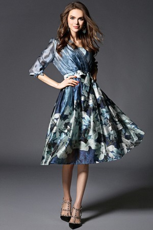 送料無料 未使用 イベント 発表会 舞台衣装 結婚式 二次会 7号 S フォ－マル インナ－付 透け感 ワンピース [OPN1046]