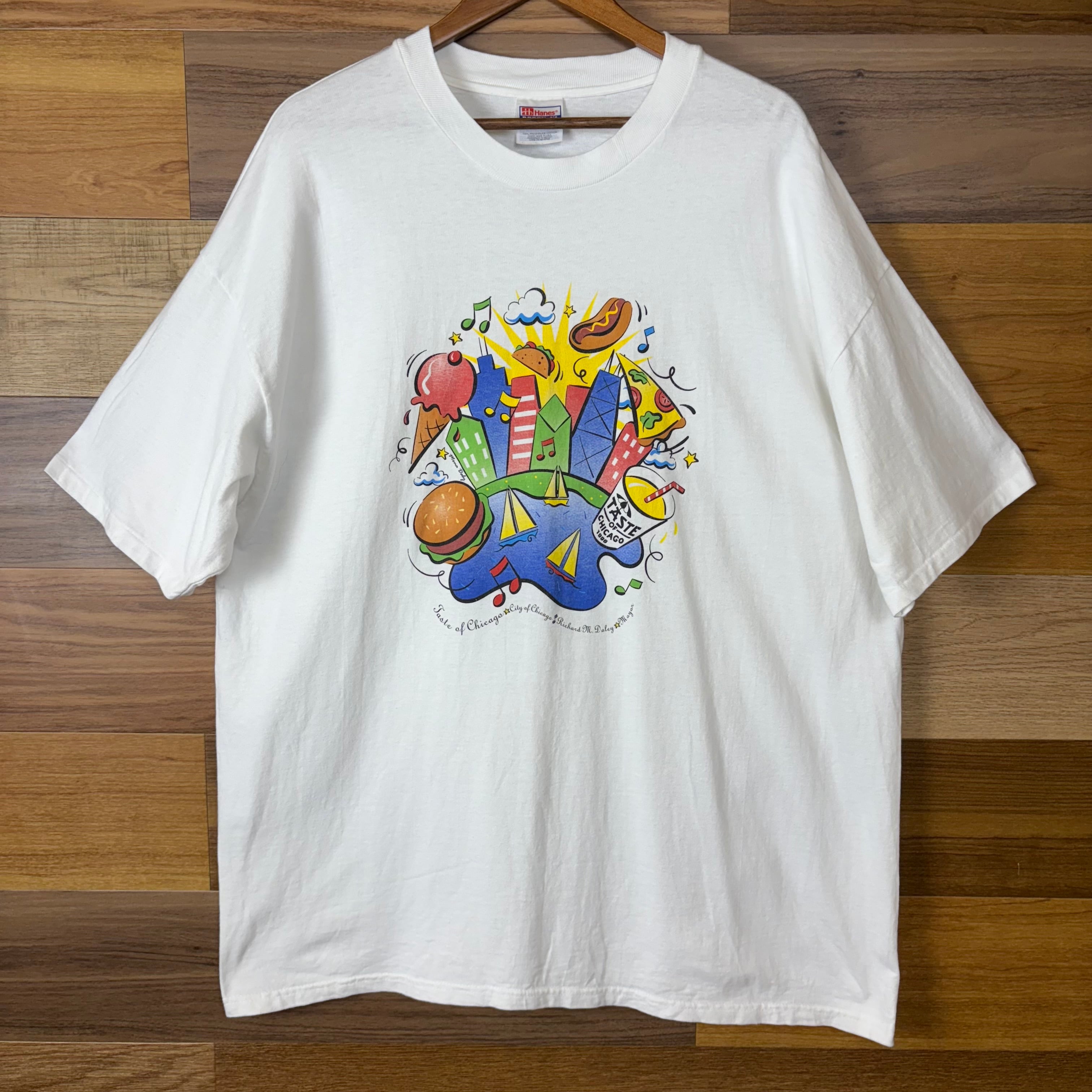 90s ポップアート デザイン T-sh Tシャツ サイズ メンズ XXL 袖