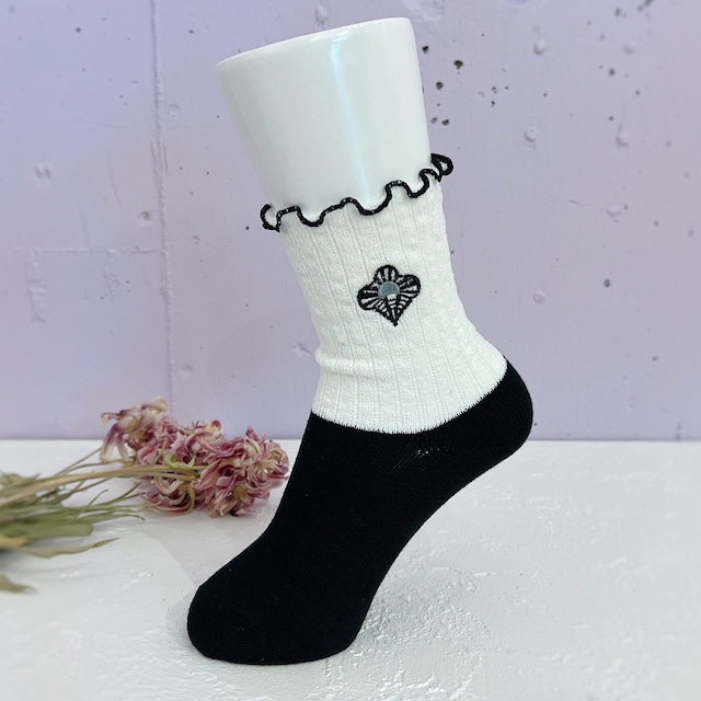 【BANSAN】Lucky Charm SOCKS・ブラック