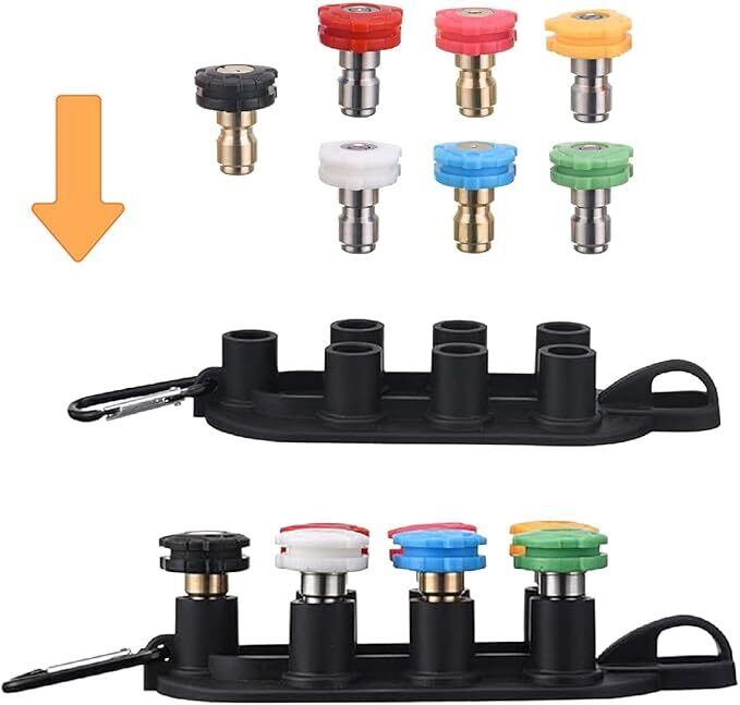 高圧洗浄機ノズルホルダー ノズル チップホルダー 1/4 スプレーノズル