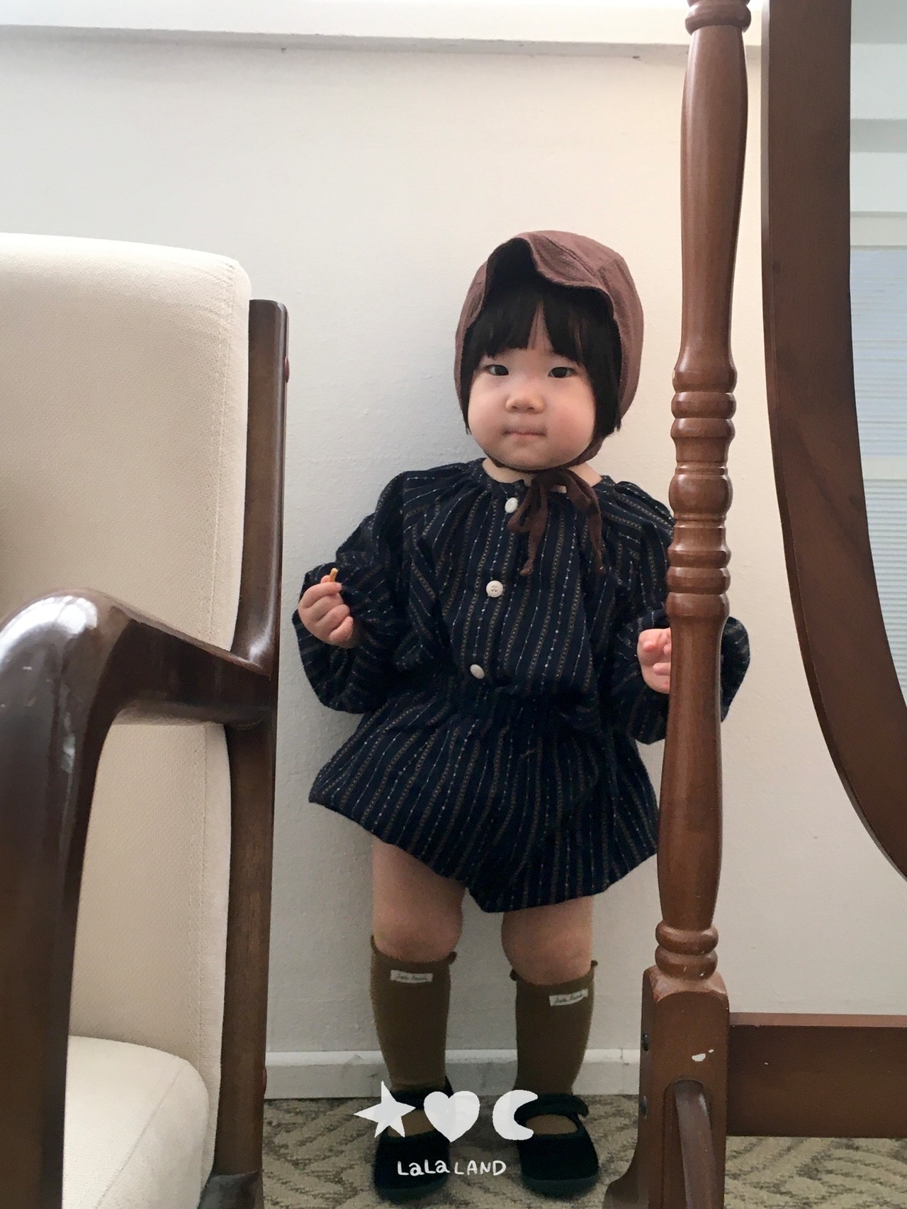 韓国子供服 / LALALAND / 26Autumn / ベベ かぼちゃ ブルマ / 秋服 / ベビー *6M~18M*