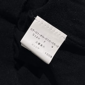 カシミヤ100% NOMBRE IMPAIR ノンブルアンペール ハイゲージ Vネック 七分袖 ニット セーター F/ブラック レディース