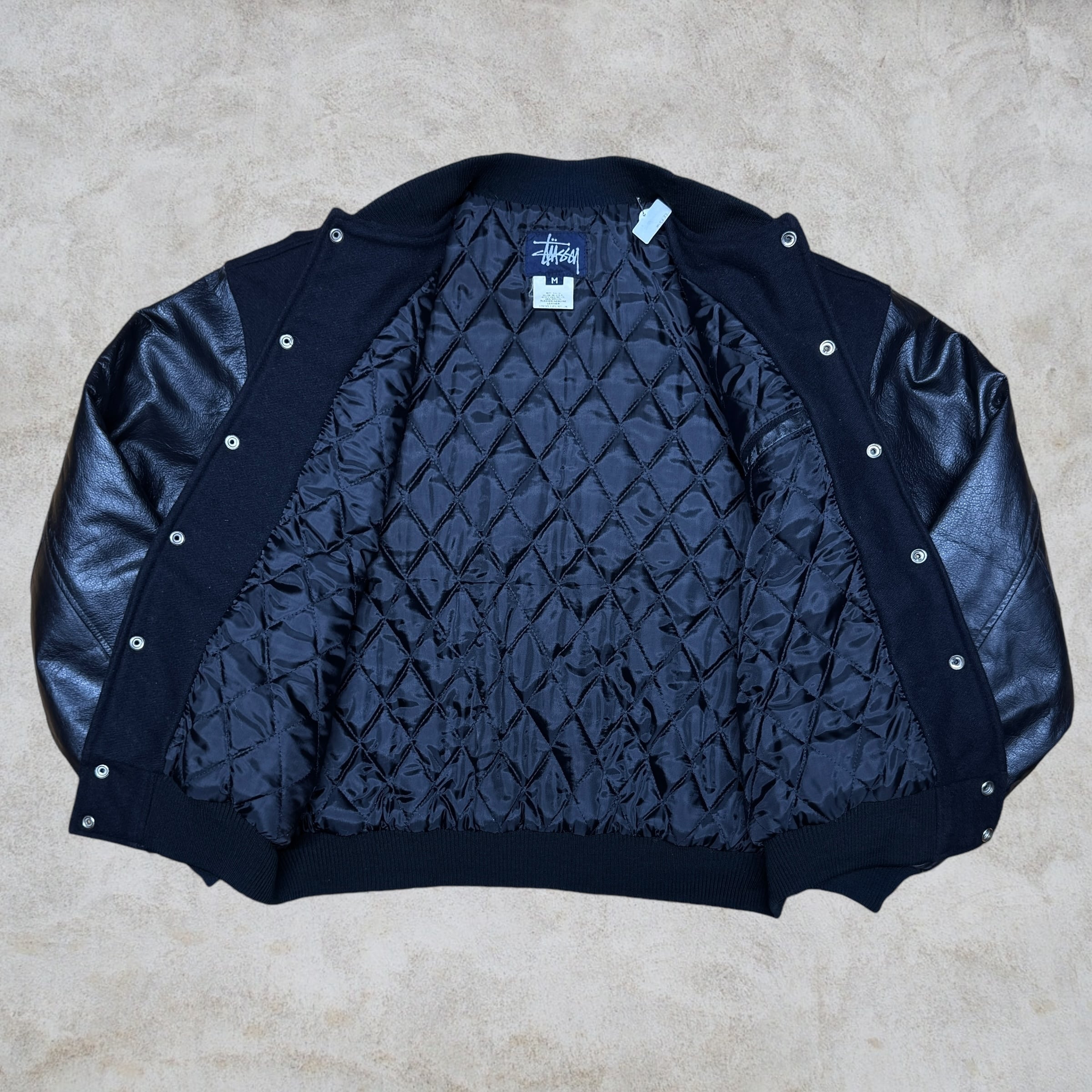 Special!!】90's old stussy Rasta Dragon Design Varsity Special!!】90's old stussy Rasta Dragon Design Varsity