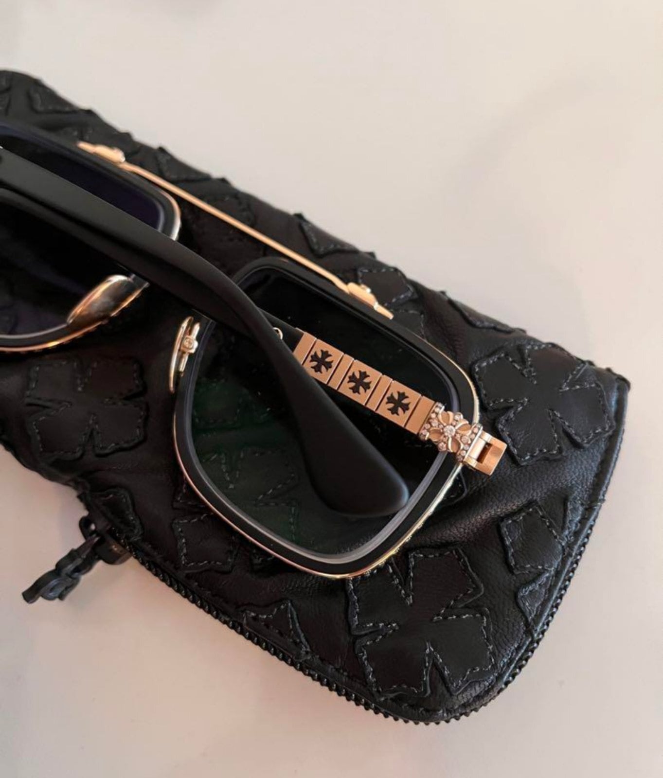 CHROME HEARTS クロムハーツ ダイヤ入り サングラス メガネ メガネ