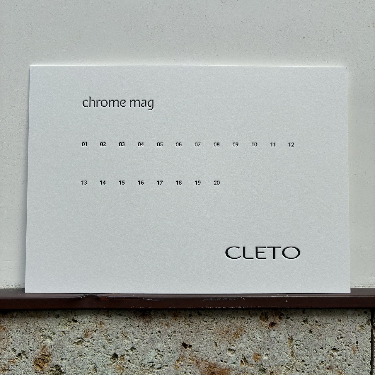 【color chart】chrome mag