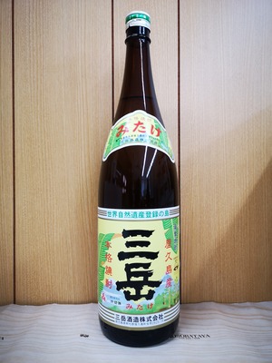 【三岳酒造】三岳（芋焼酎）25度 1800ml