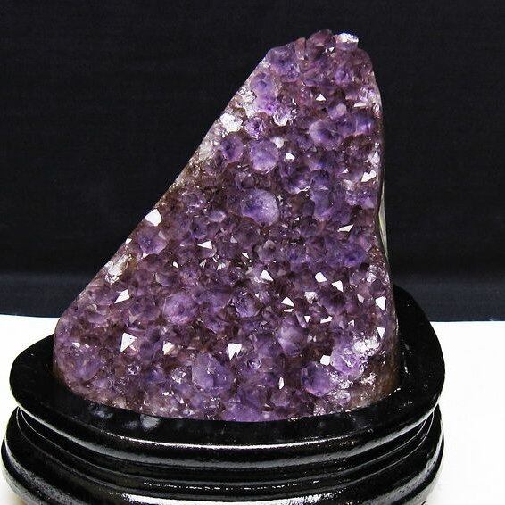 アメジスト クラスター ウルグアイ産 原石 amethyst 一点物 台座付属 182-7922