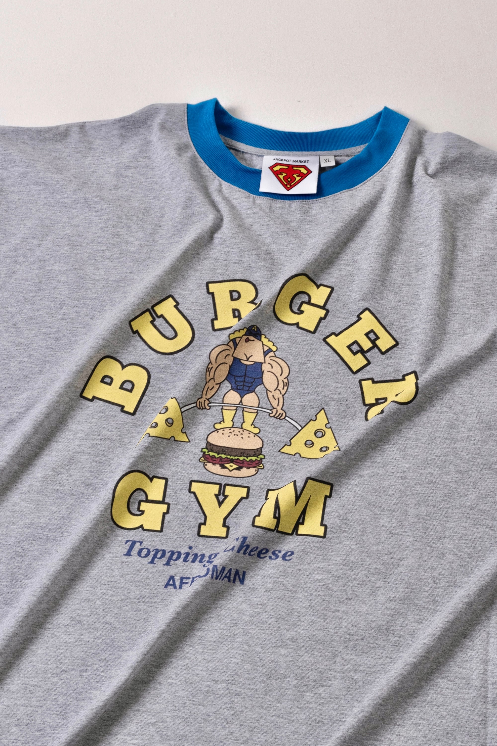 バーガージムリンガーTシャツ グレー | JACKPOT MARKET