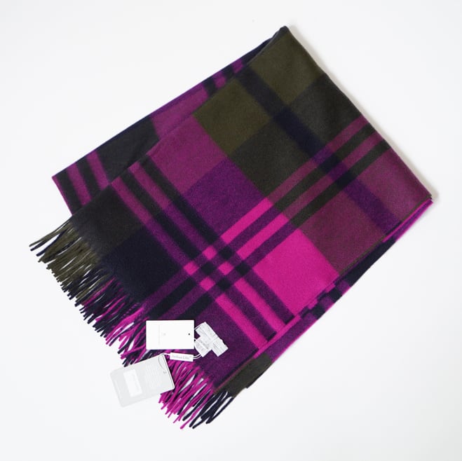 新品未使用 Joshua Ellis ジョシュア エリス CPG51151 カシミヤ大判ストール ピンク