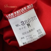 社交ダンス 衣装 スタンダード ドレス ワンピース パーティドレス レディース 赤 黒 ブラック系 レッド系 フリル レース コサージュ 長袖 ポリエステル ナイロン ポリウレタン 日本製 ストレッチ 取り外し可 縦長 シルエット 華やか 丈長 着痩せ フォーマル ダンス用 衣装 ライブ 演出 カジュアル パーティー用