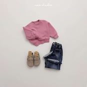 〖取寄〗韓国子供服 / 26winter / aoustudio /タイム ポケット デニムパンツ/ キッズ服 *XS~L*