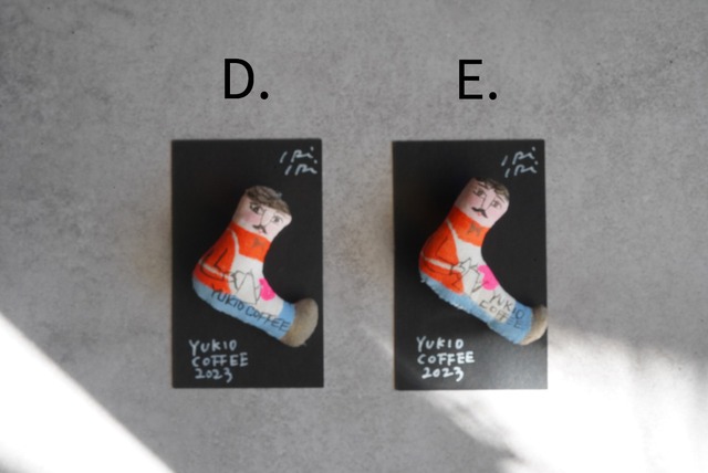 IRIIRI  アーカイブ「ユキオブローチ2023」オレンジシャツ　