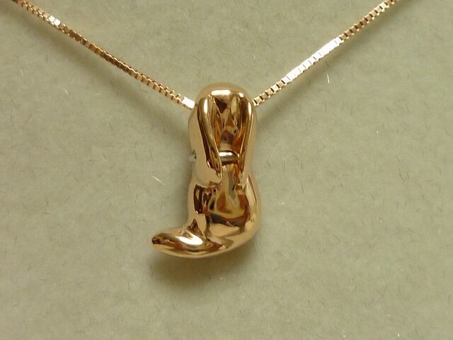 ダックス ネックレス10KPG さみしんぼう