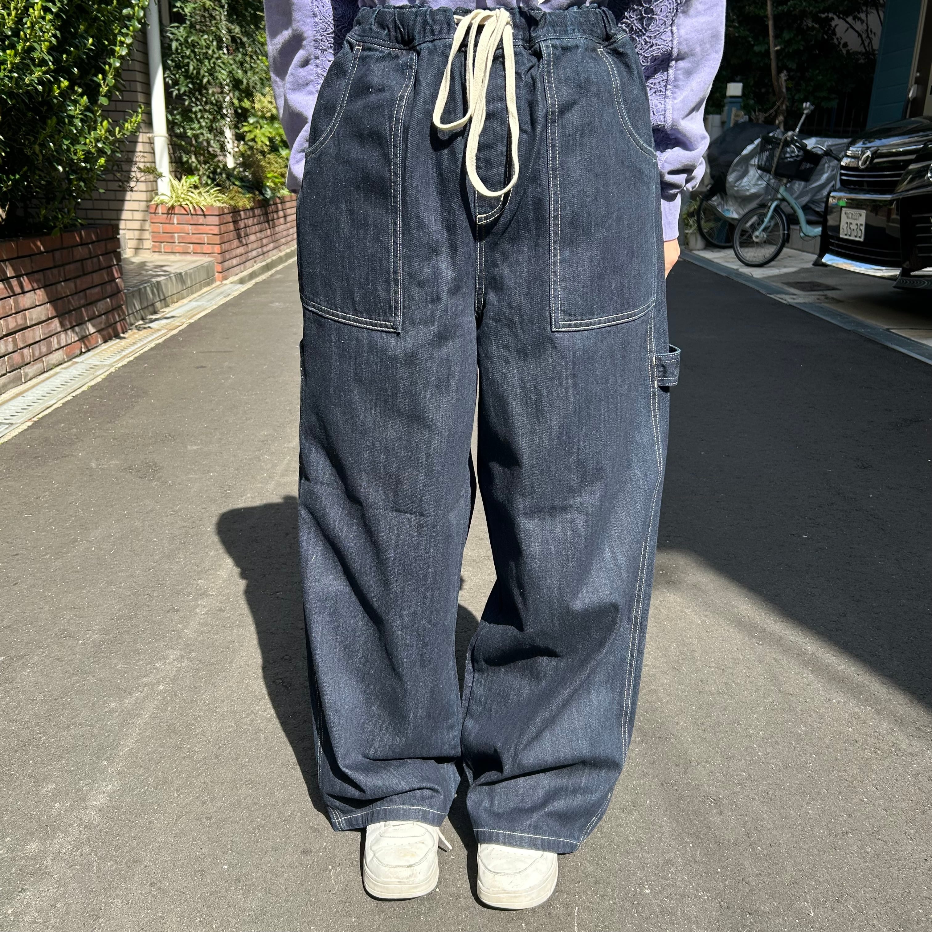 デニムイージーパンツ(L2685A) | JOLIE