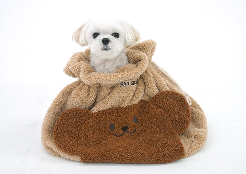 bear hug multi warmer Sサイズ / マルチウォーマー 犬 毛布 ペット用品 ぽかぽか ふわふわ 防寒 ブランケット