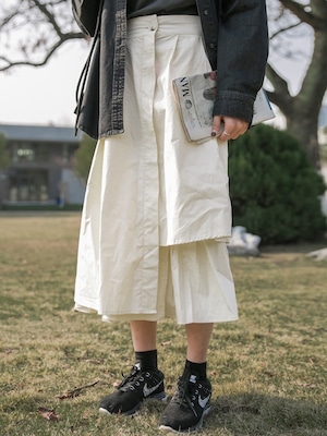 A-line layered  skirt（Aラインレイヤードスカート）   a-812