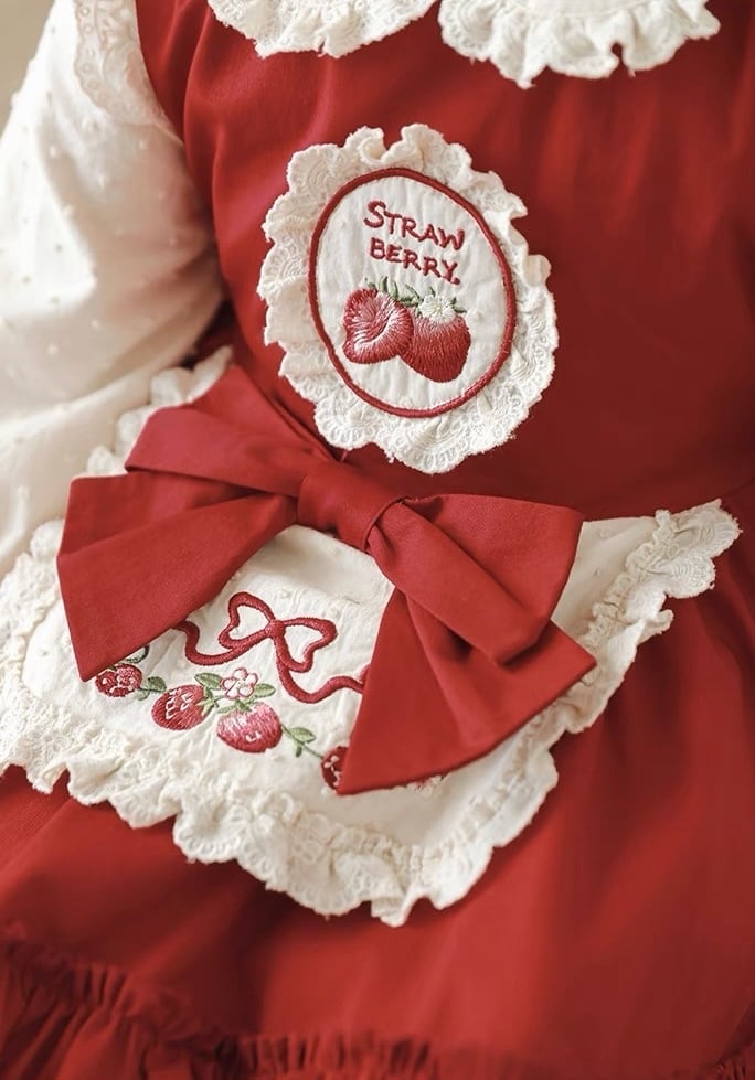 いちごロリータワンピース | La Minette