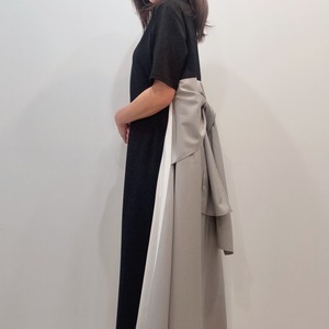 ガレナ GARENA バイカラーバックリボンワンピース