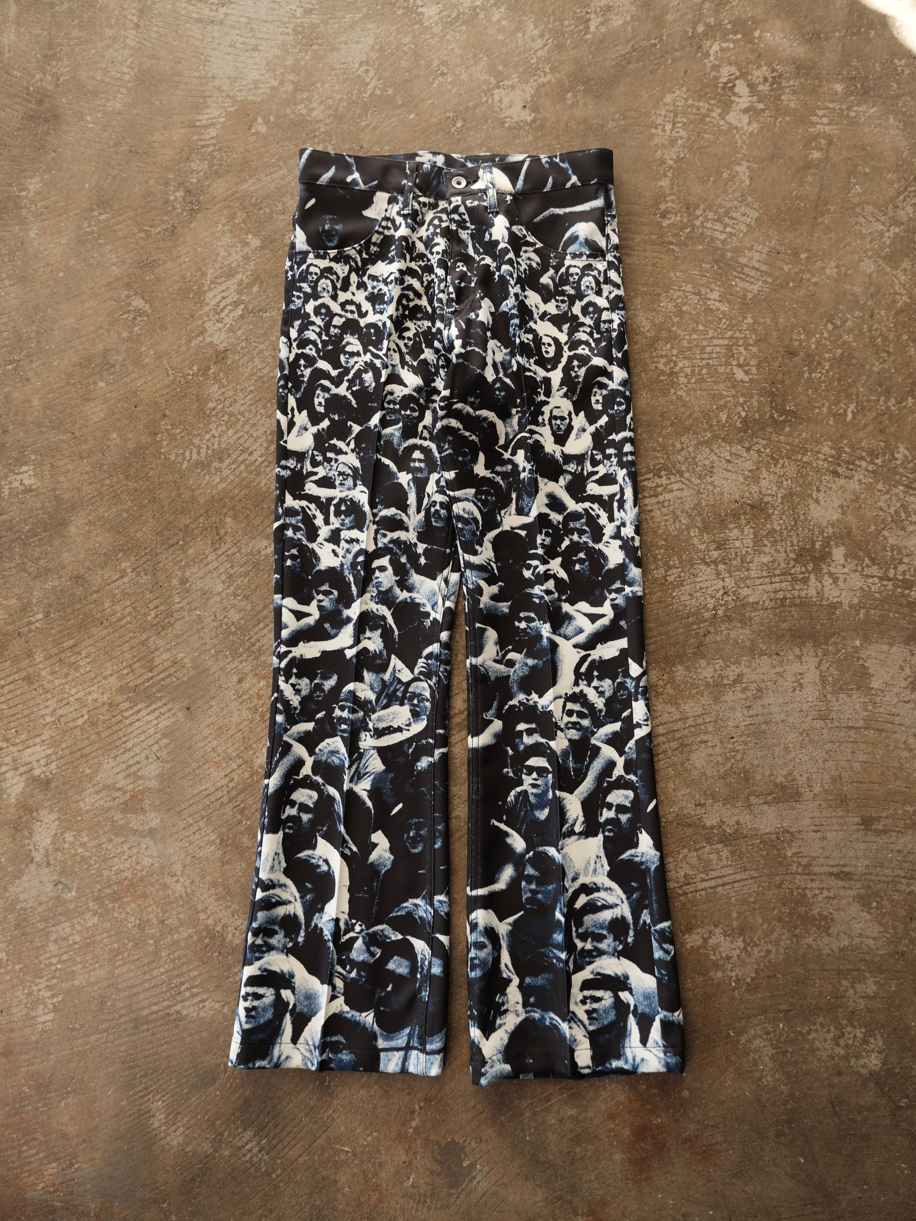 DAIRIKU Woodstock Flare Pressed Pants