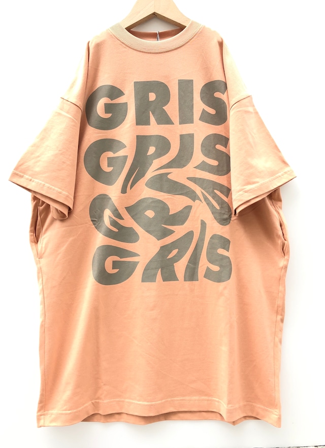 【23SS】GRIS ( グリ )　Super Big Tee［ S / M ］Coral 　Tシャツ