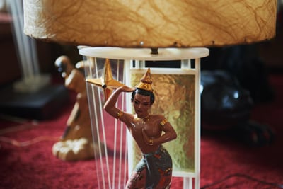 50s MOSS LAMP | ANCHOR_ANTIQUES