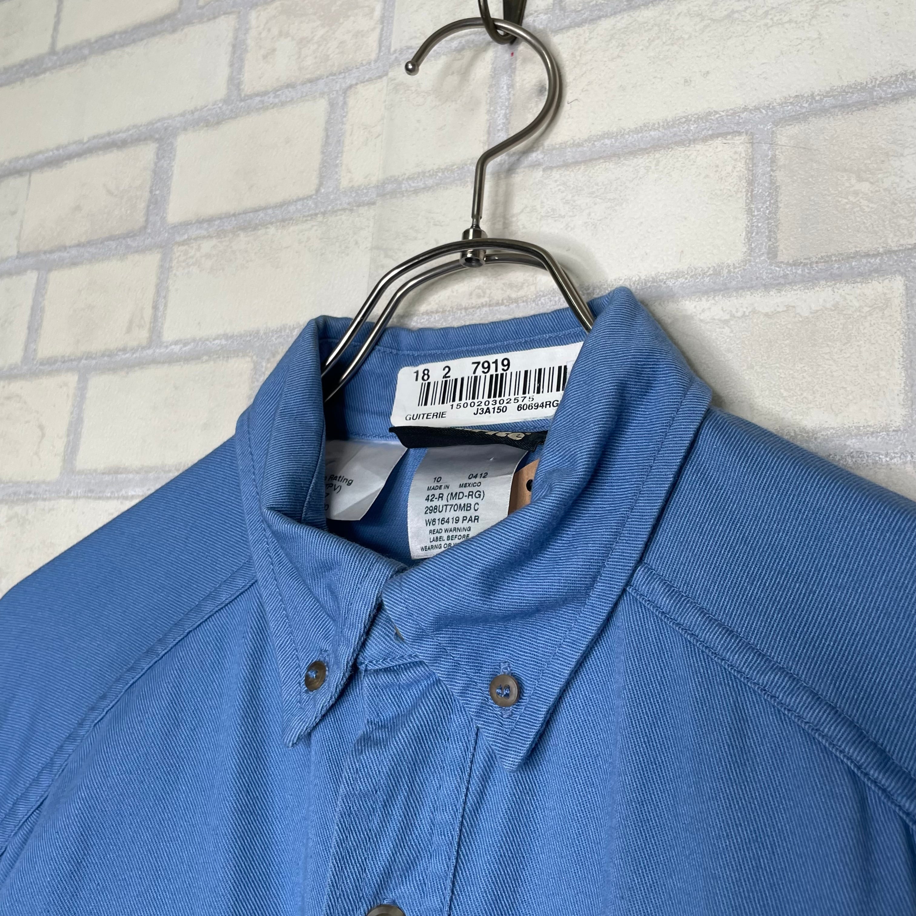 Workrite 長袖ワークシャツ L相当 ワッペン 厚手 | 古着屋OLDGREEN