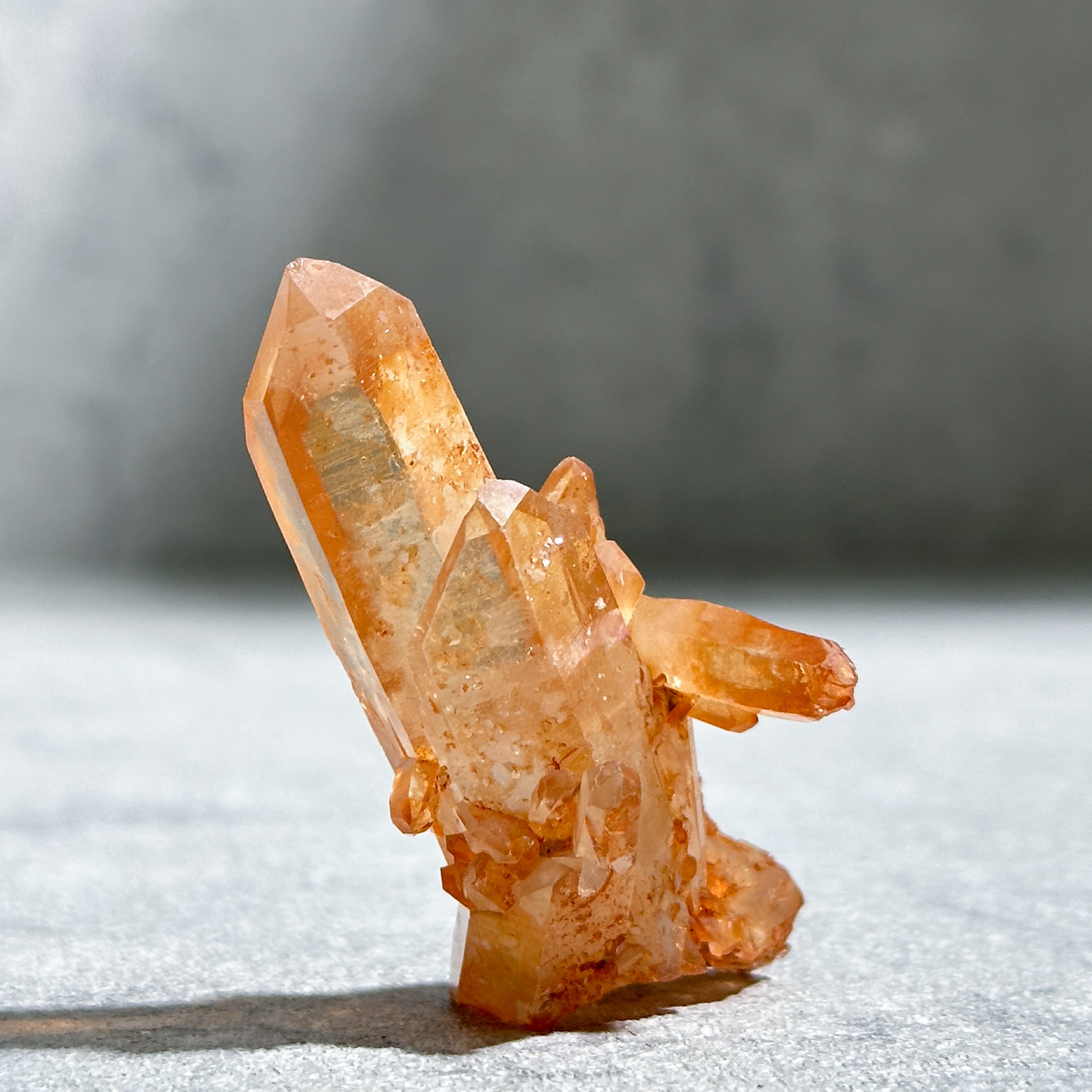 ミナスジェライス産タンジェリンクォーツ クラスター24◇ Tangerine