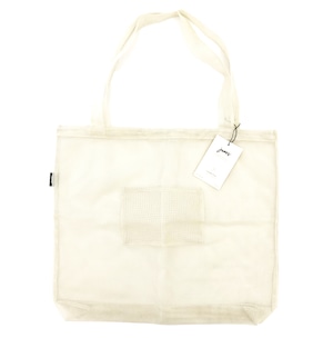 JUNES Bio-Knit　The Grande Tote：Ivory