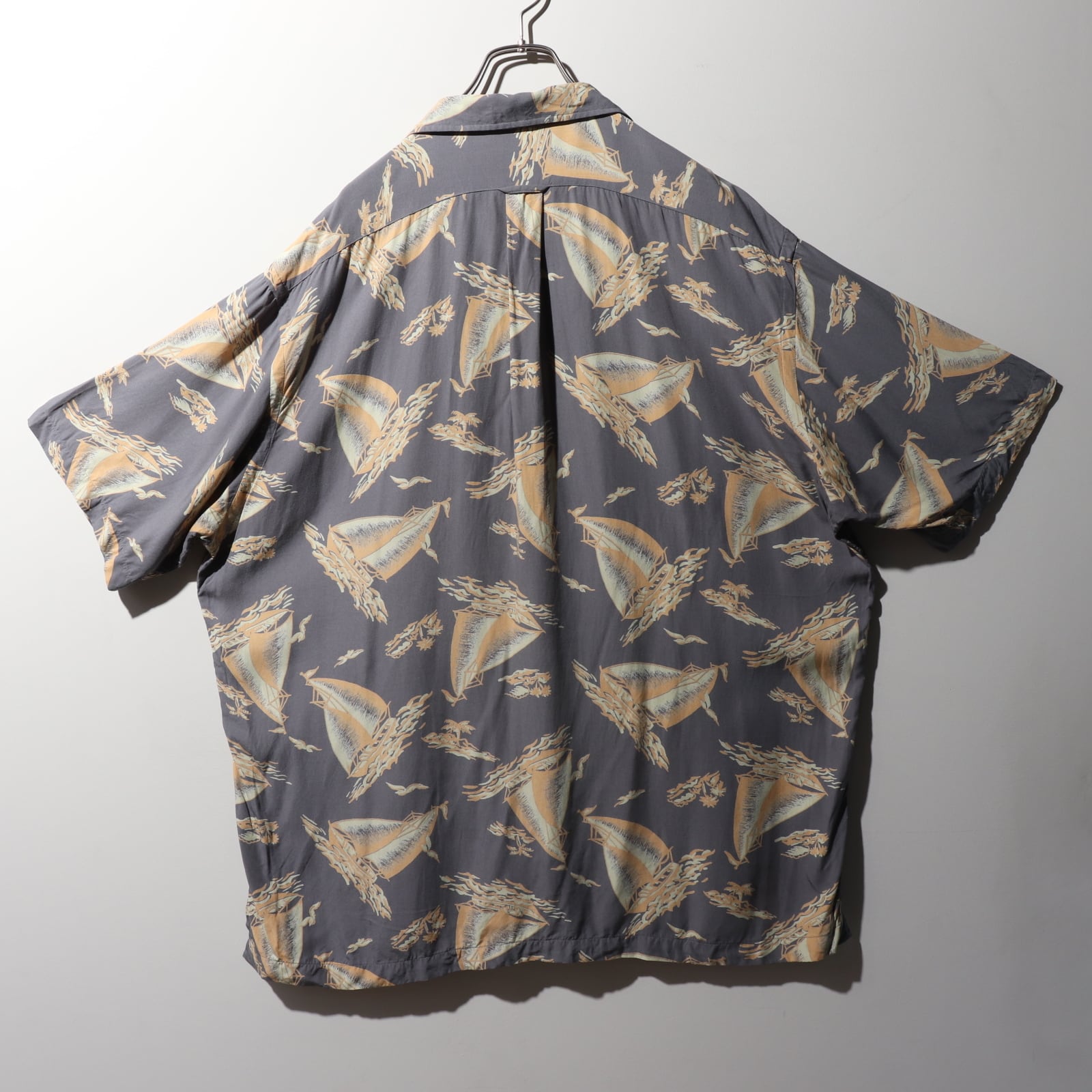 極美品 XL レーヨン Caldwell ポロラルフローレン 半袖開襟 