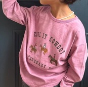 韓国子供服 / 26Autumn / MINIMAL / カウボーイTシャツ / 秋服 *S~JM*