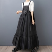 チュール フレア ジャンパースカート 00103