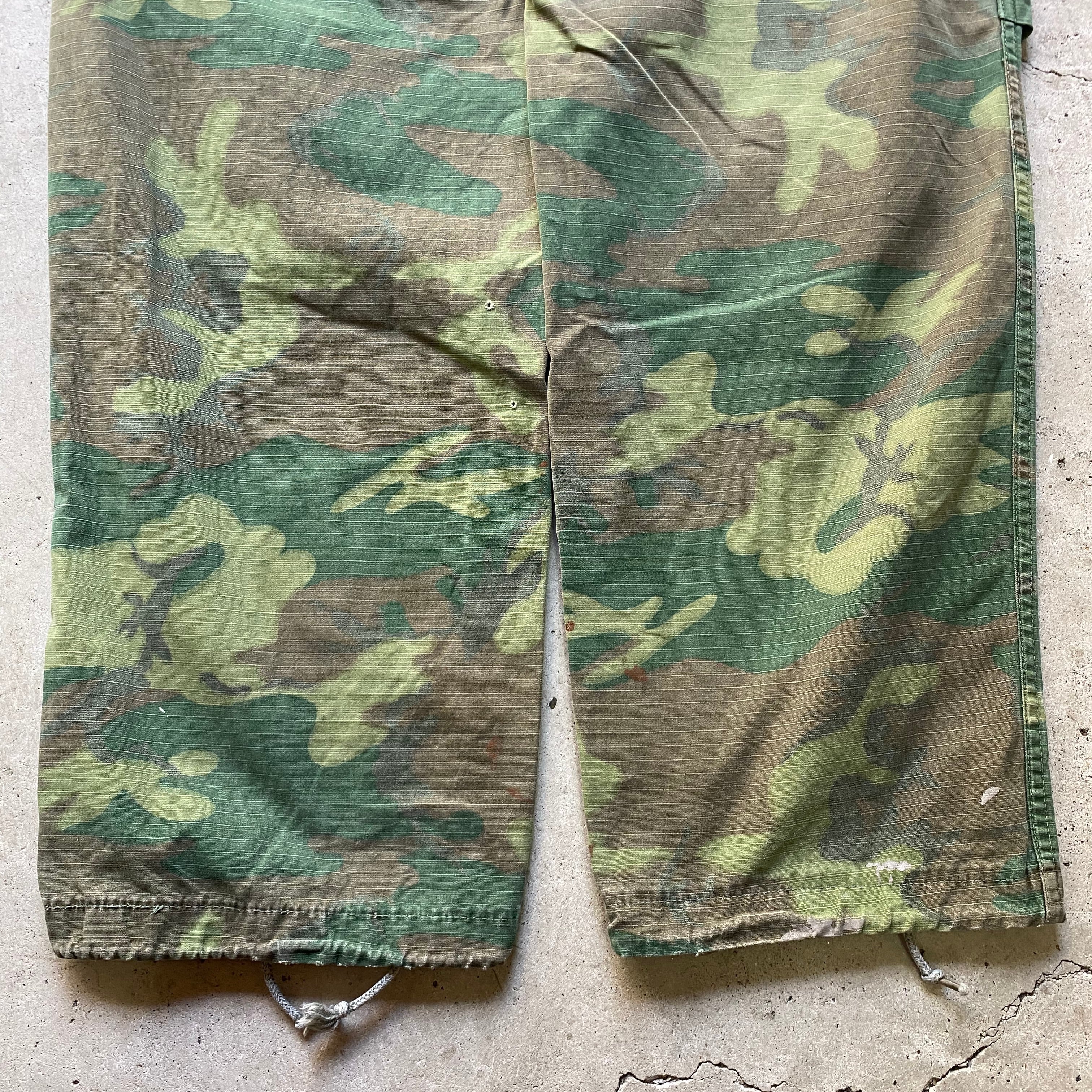 69年納品 60年代 U.S.ARMY 米軍実品 アメリカ軍 グリーンリーフカモ