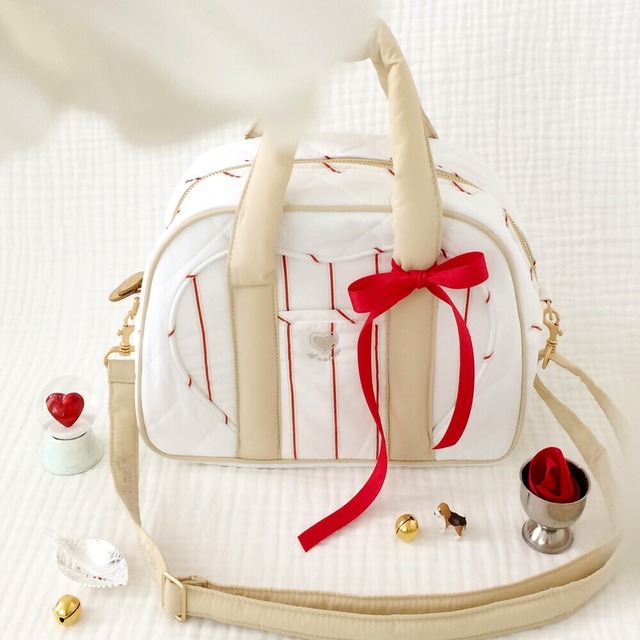 【予約】[SEORU] Romantic Heart Bag (red)