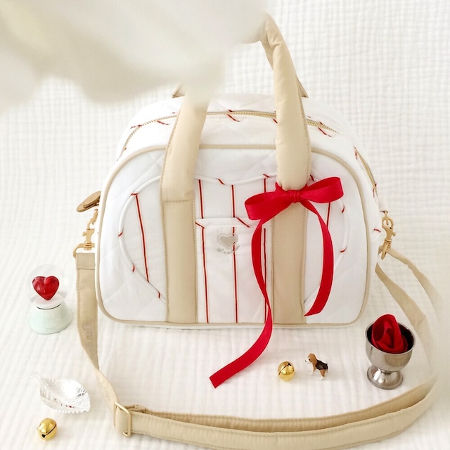 【予約】[SEORU] Romantic Heart Bag (red)