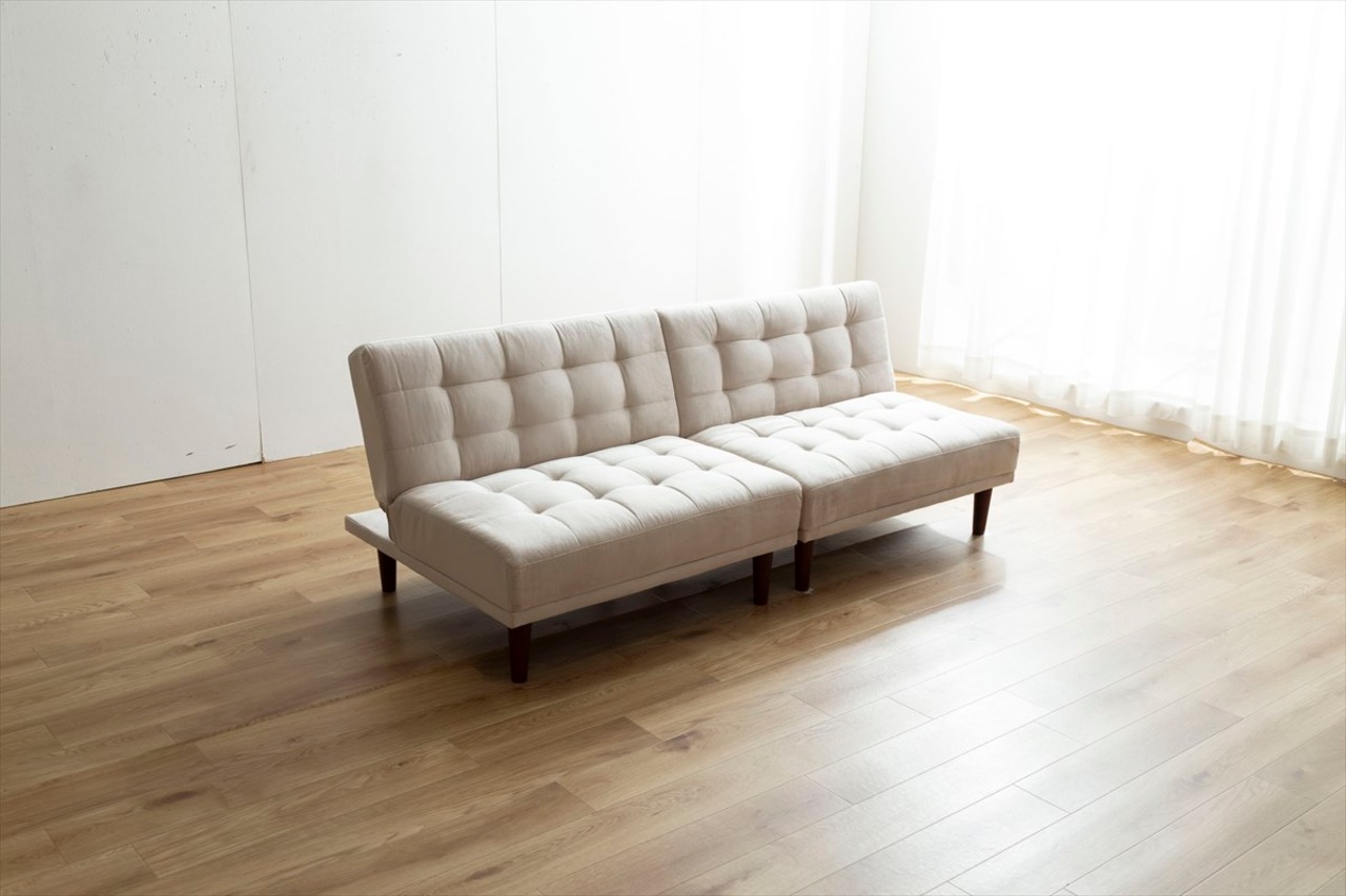 【2点セット】Lillian ベロアソファ