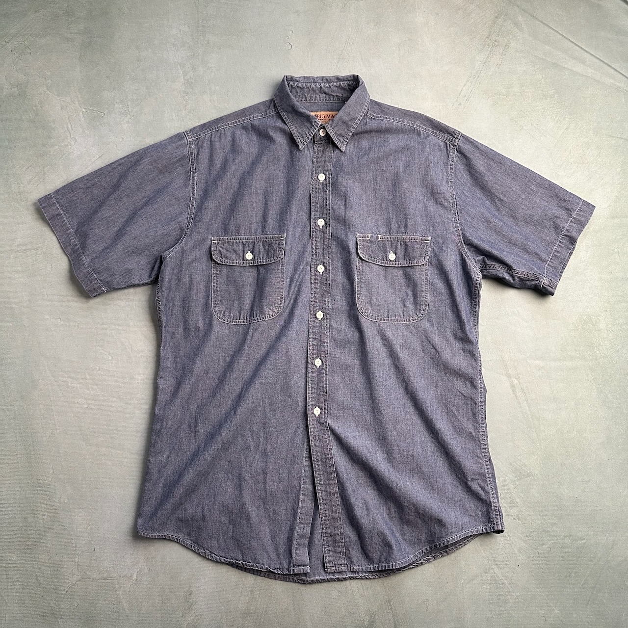 BIGMAC ビッグマック 半袖シャツ ブルー