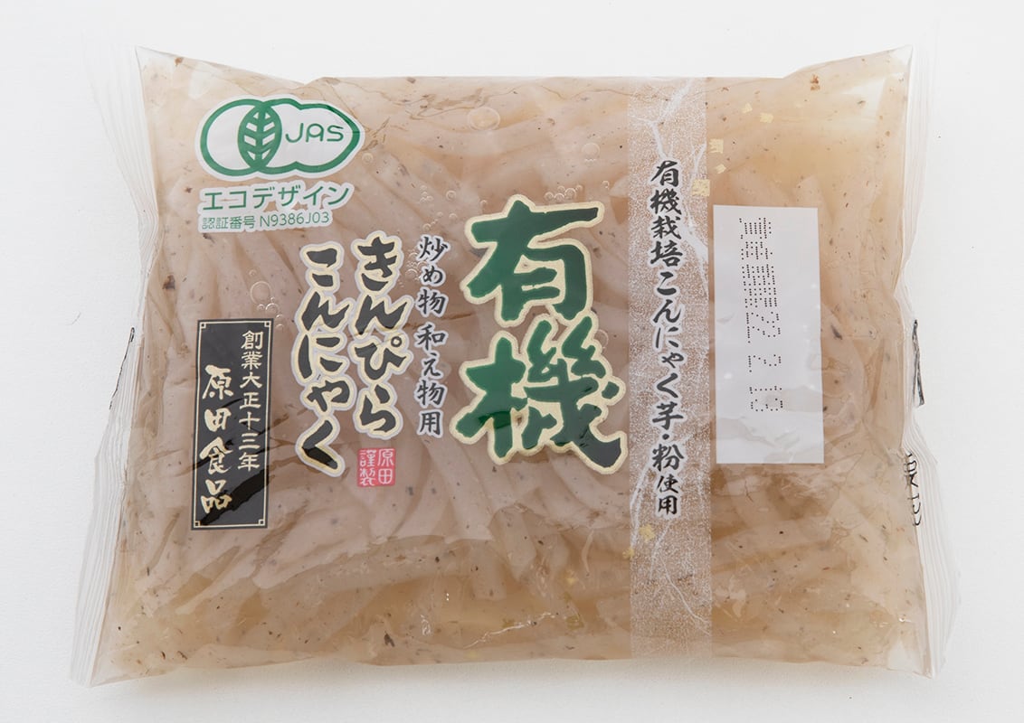 有機きんぴらこんにゃく | 株式会社 原田食品