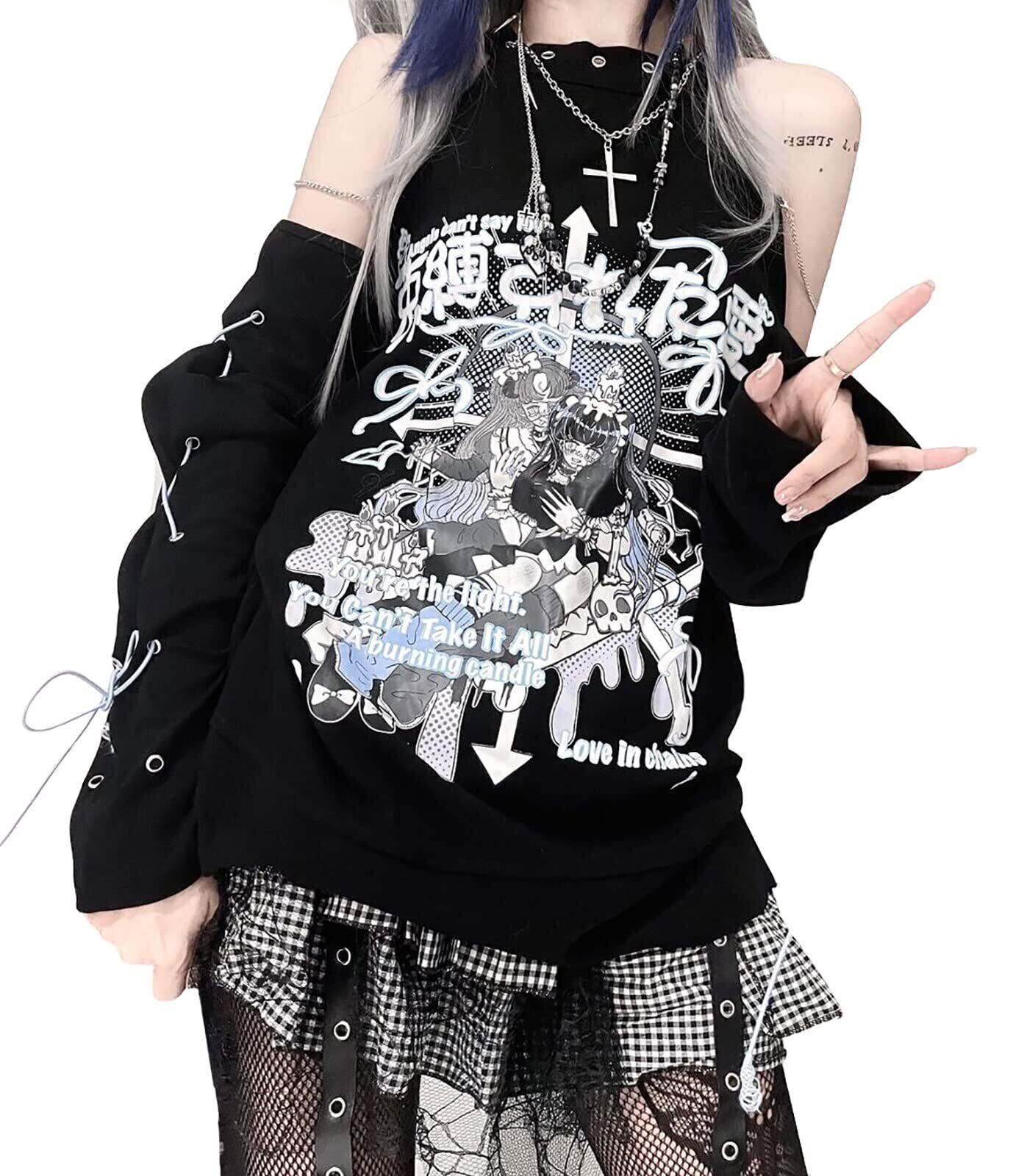 スカルオフショルダー長袖サブカル　グランジ　パンク　y2k 5点まとめ買い 2b10a48e7b3a4c6a0ccbe0f52fa5af