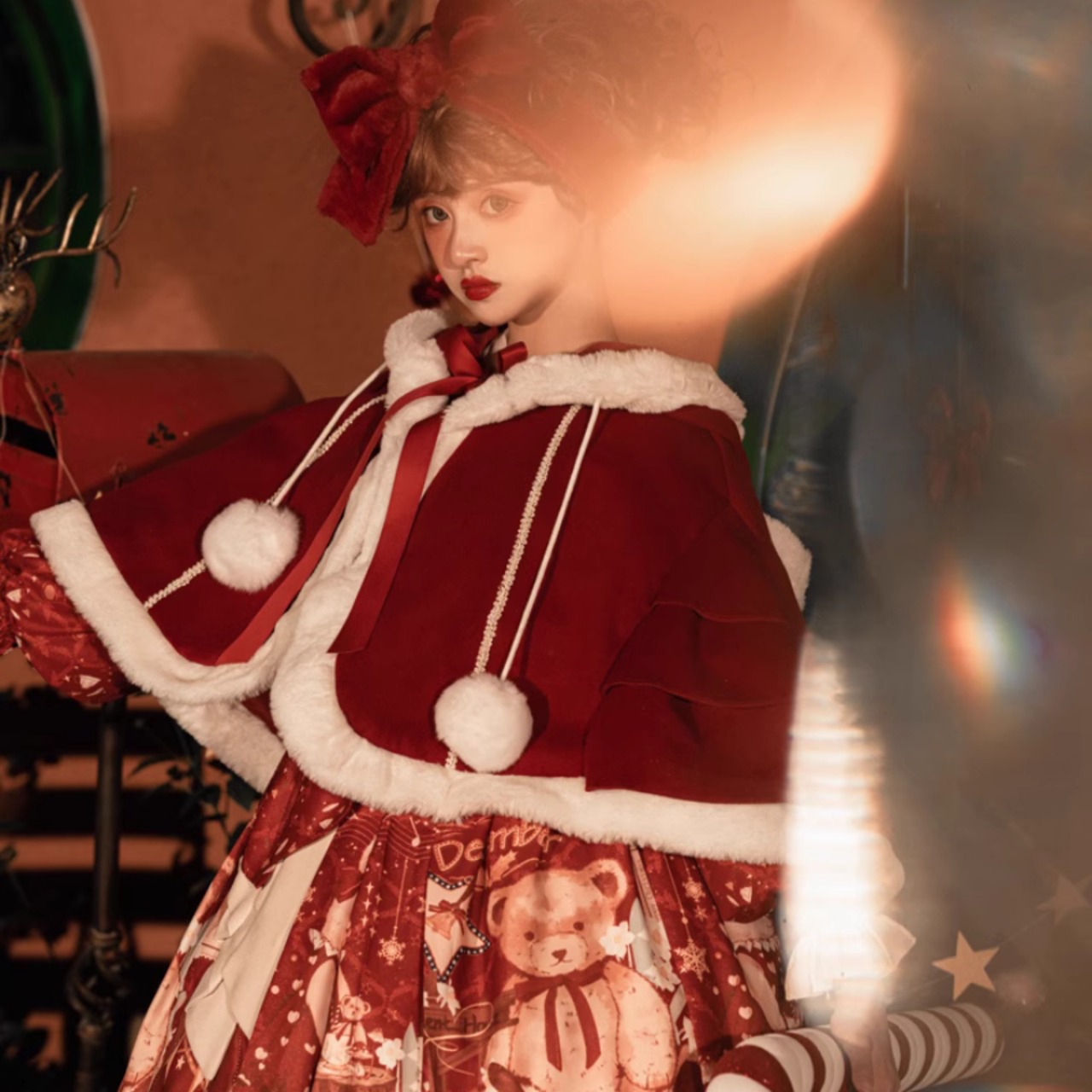 天使と悪魔 サブカル系ファッション ワンピース クリスマス パーティ 