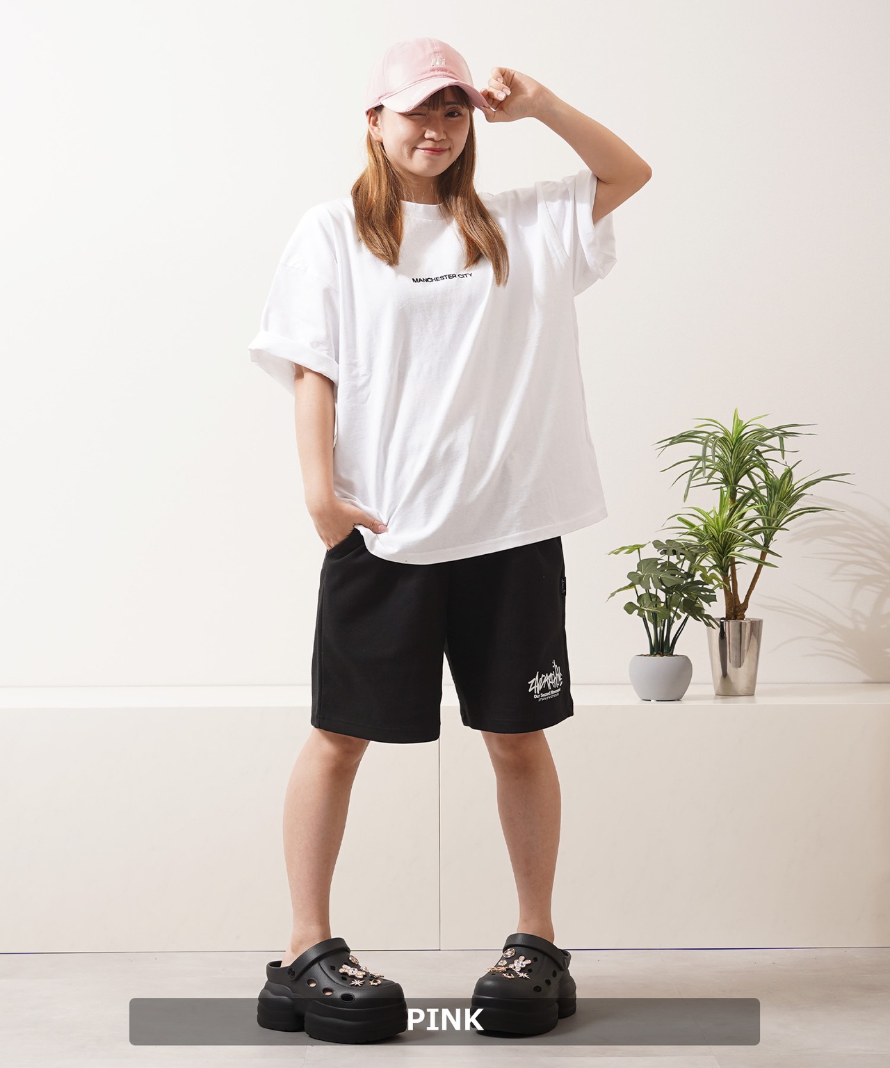 ◆ロゴ刺繍 ダメージ カーブキャップ◆ch-25112