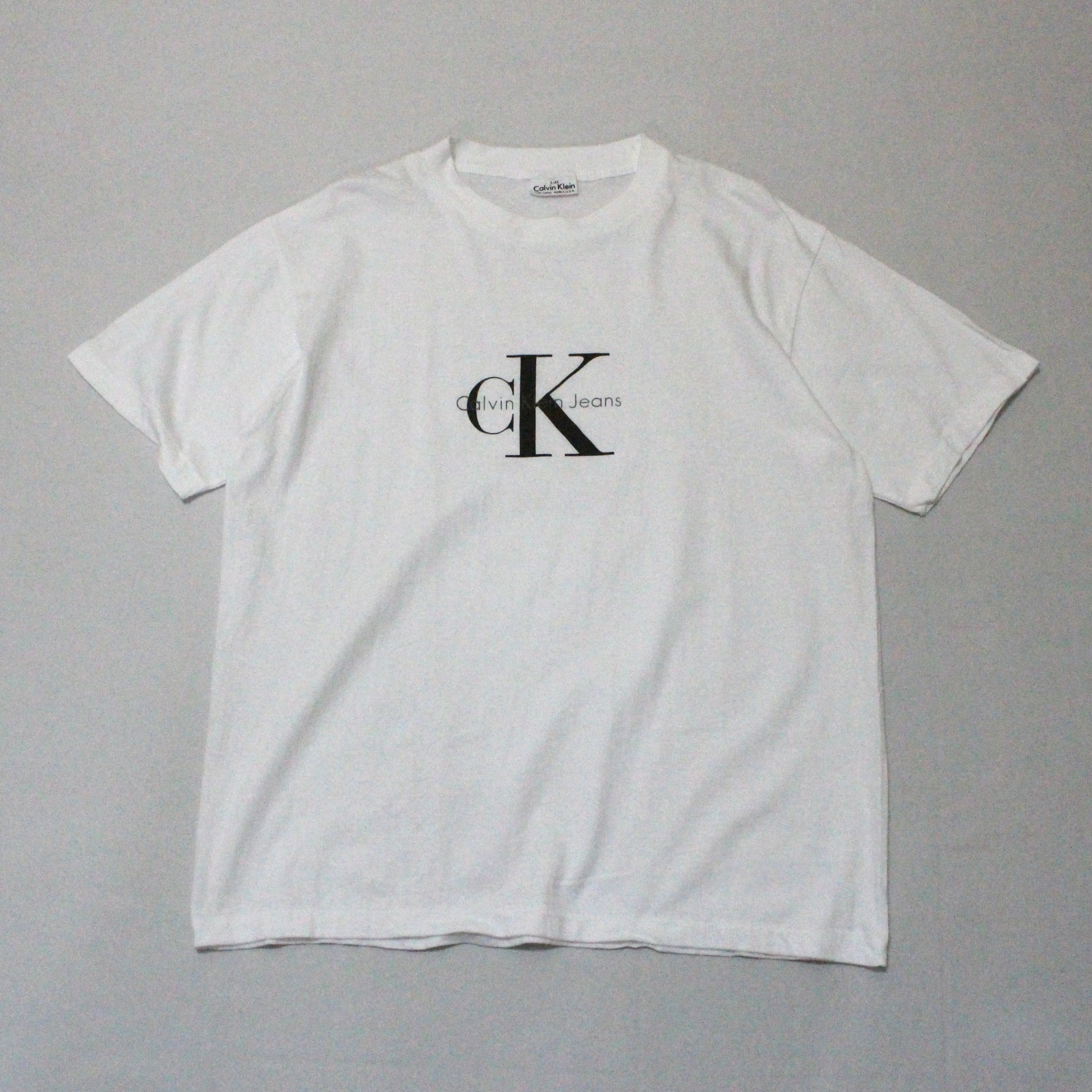 90s USA製　カルバンクライン　Tシャツ 90s' USA製 Calvin Klein カルバン クライン CK ロゴ Tシャツ | BANCA