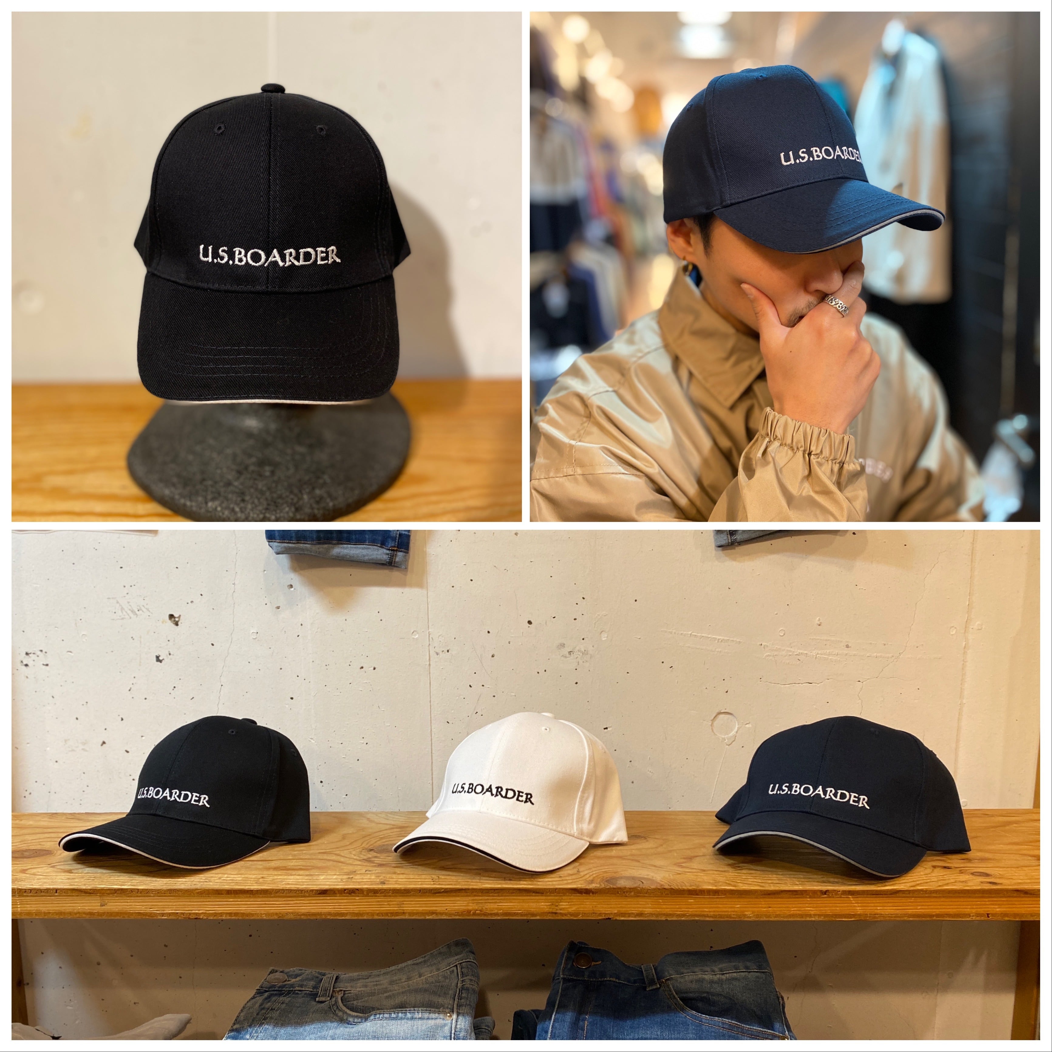 RUNSEOKJIN_EP.TOUR US BALL CAP キャップ 帽子 U.S.BOARDER キャップ Magic cap マジックCAP スポーツ 刺繍